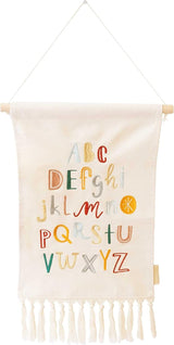 Dragetæppe af papir til drenge og piger fra værelsesstof Hjem - Tilbehør og dekorationer Naty Shop Alphabet