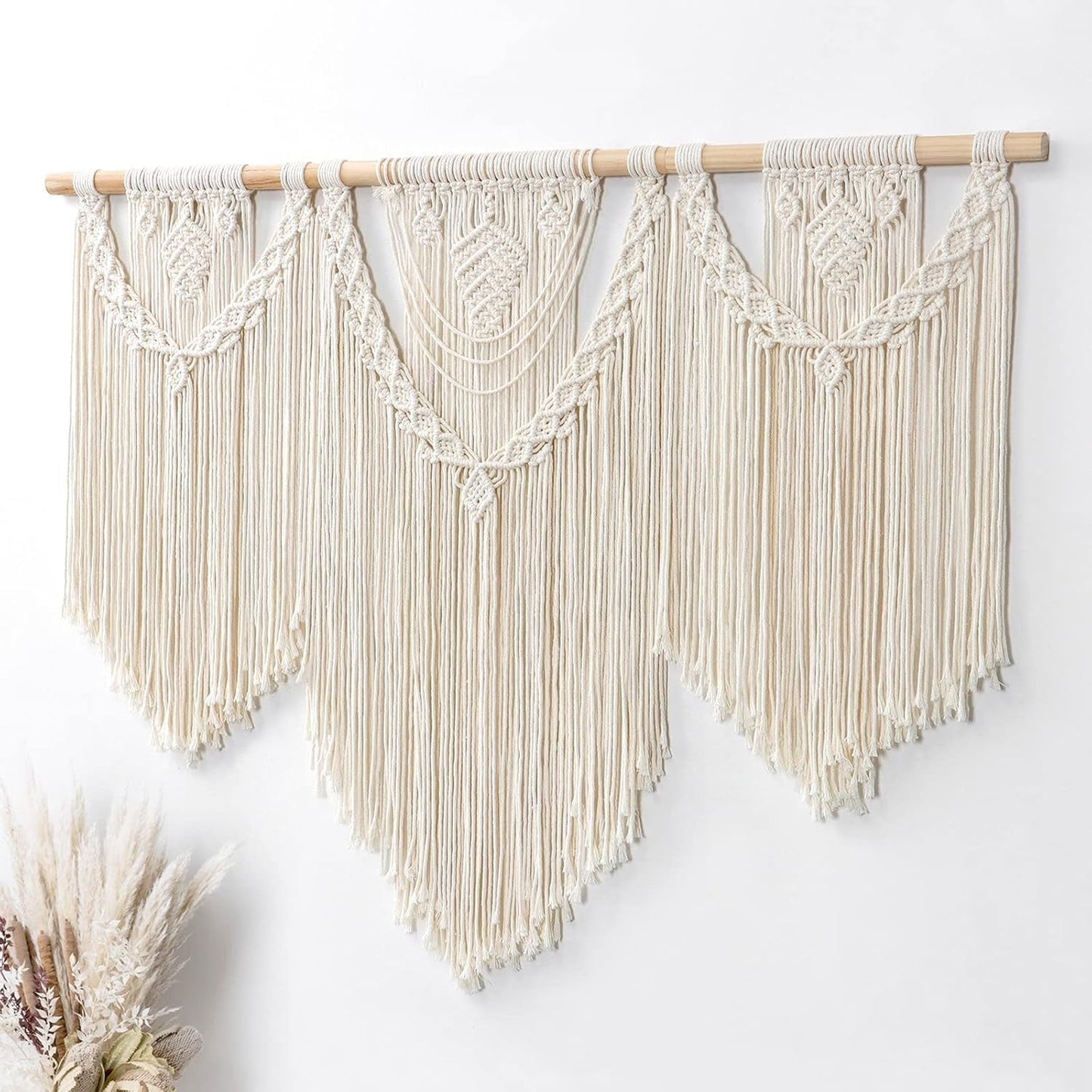 Dremisland gobelin stort deco vævet beige Hjem - Tilbehør og dekorationer Naty Shop Frunza