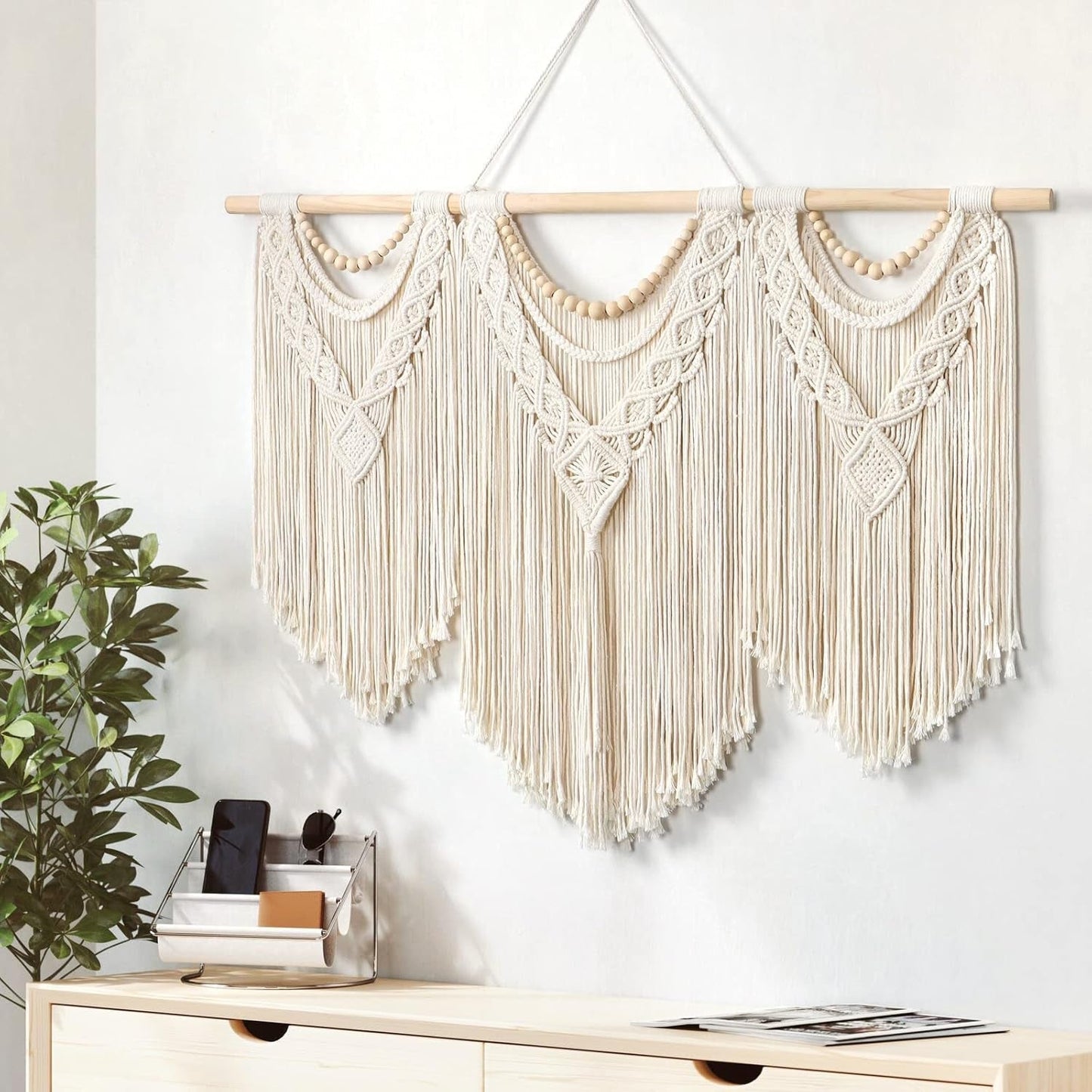 Tapestry dremisland stort decovævet beige Casa - Tilbehør og dekorationer Naty Shop