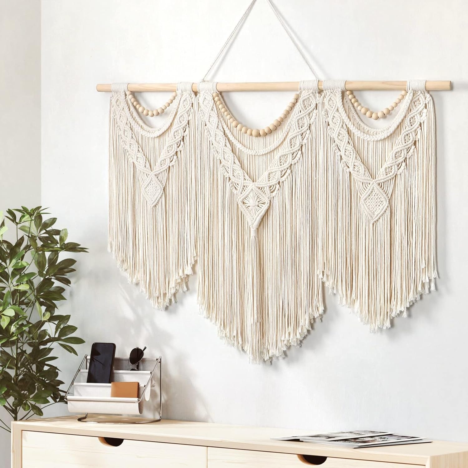 Tapestry dremisland stort decovævet beige Casa - Tilbehør og dekorationer Naty Shop