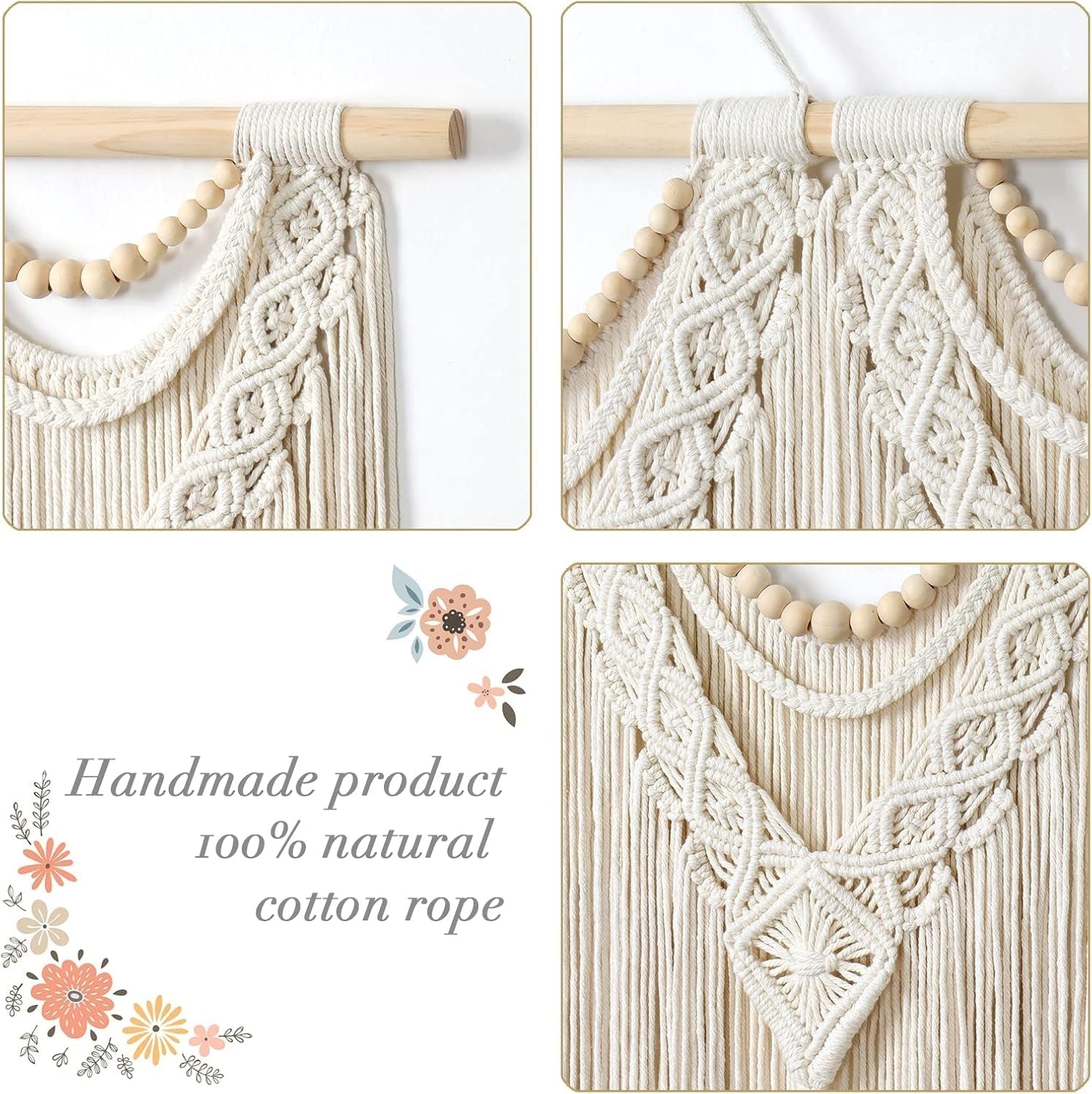 Tapestry dremisland stort decovævet beige Casa - Tilbehør og dekorationer Naty Shop
