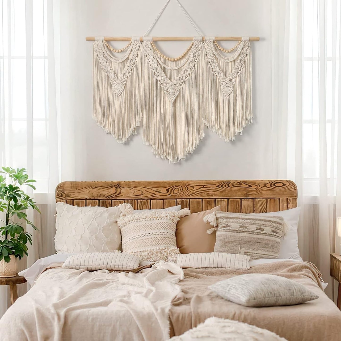 Tapestry dremisland stort decovævet beige Casa - Tilbehør og dekorationer Naty Shop
