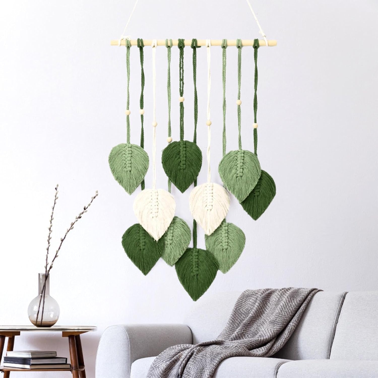 Bomuldsreb gobelin håndlavede dekorative planter bryllup Hjem - Tilbehør og dekorationer Naty Shop Standardtitel