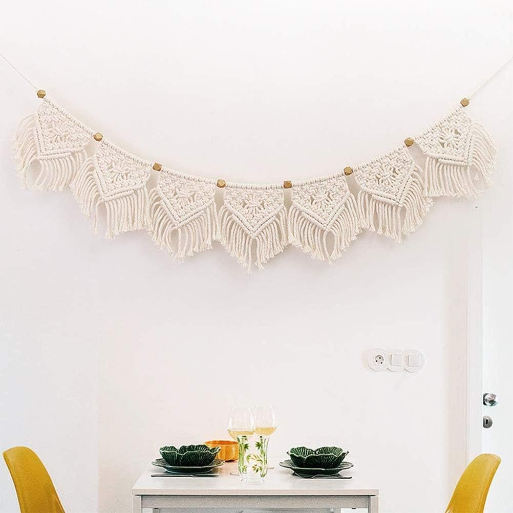 Tapestry frynser guirlande banner bomuldsvævet bryllup Hjem - Tilbehør og dekorationer Naty Shop Standardtitel