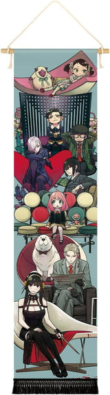 Tapestry hængende lærred vægkunst banner anime Hjem - Tilbehør og dekorationer Naty Shop Maleri-karakterer