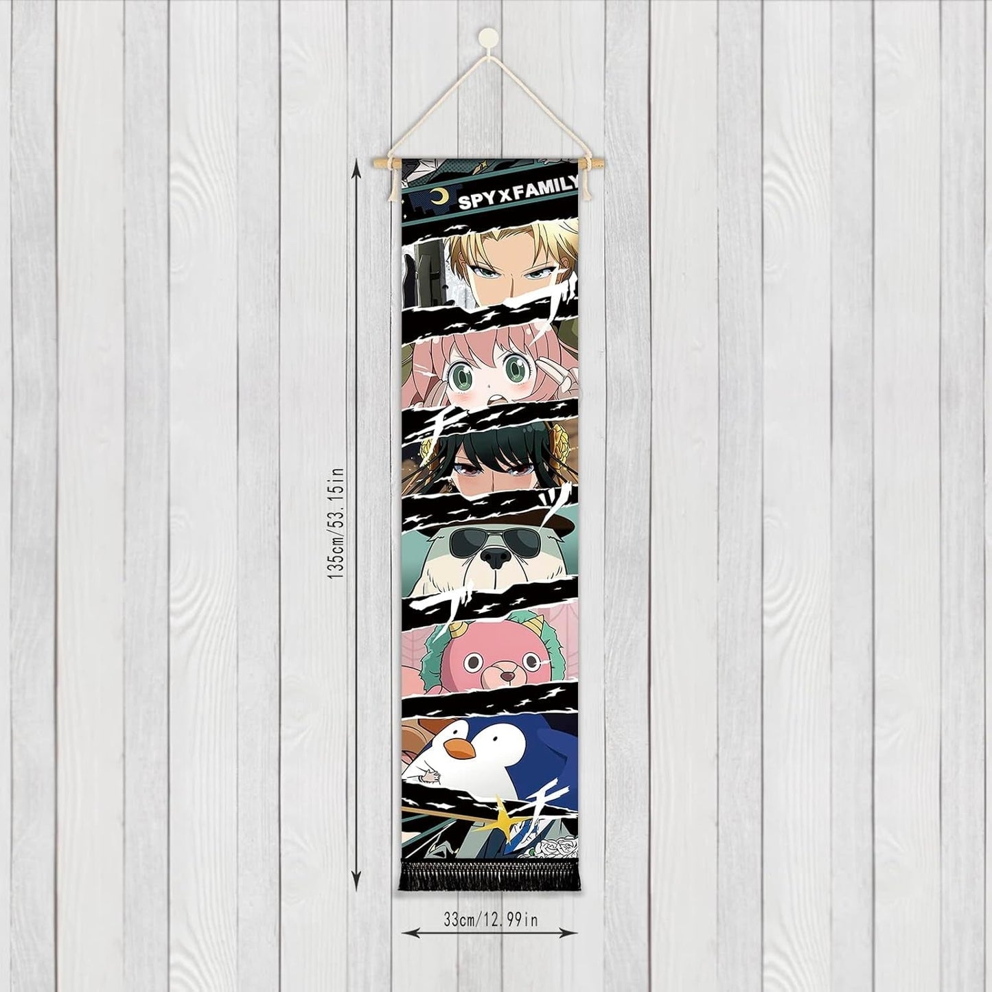 Tapestry hængende lærred vægkunst banner anime Home - Tilbehør og dekorationer Naty Shop