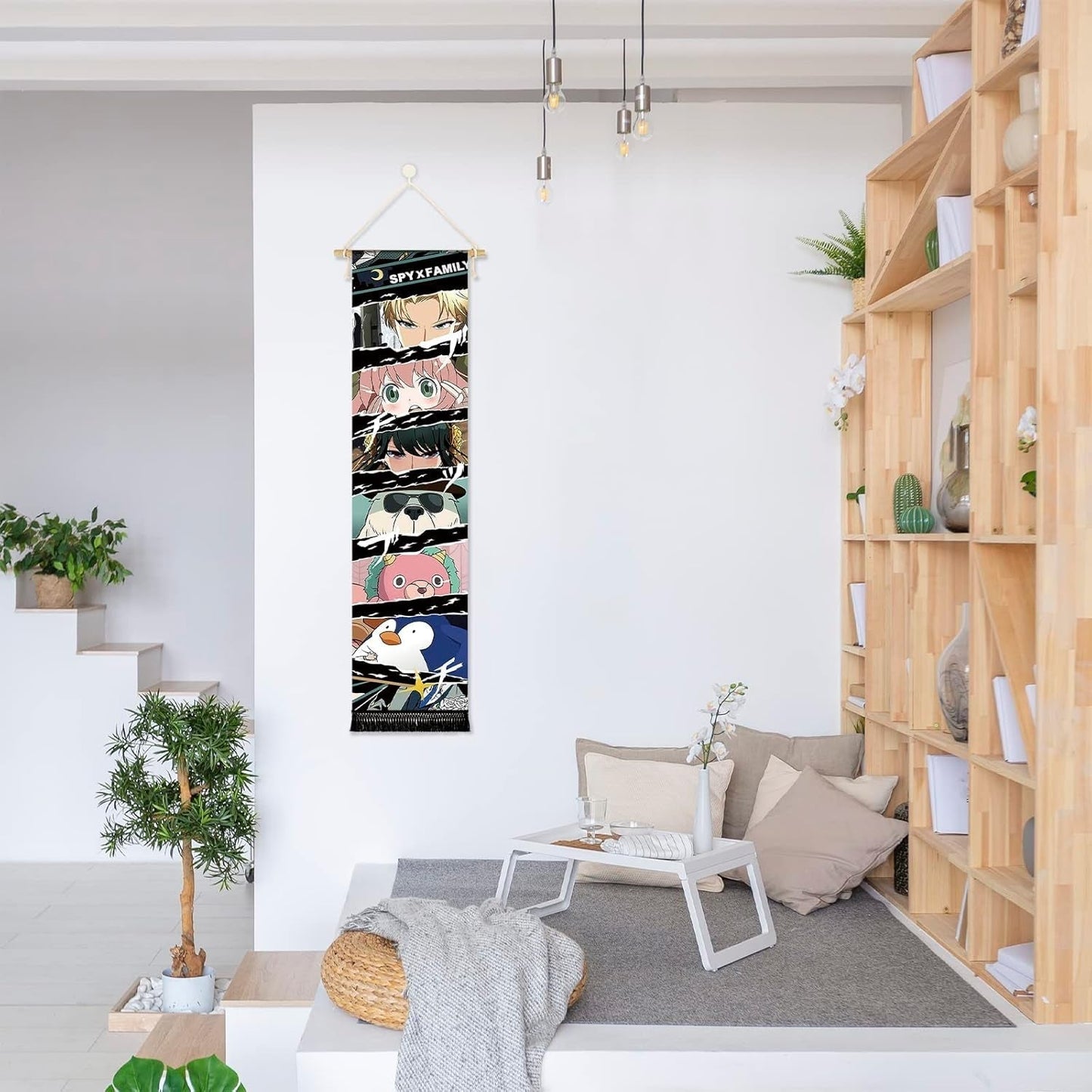 Tapestry hængende lærred vægkunst banner anime Home - Tilbehør og dekorationer Naty Shop