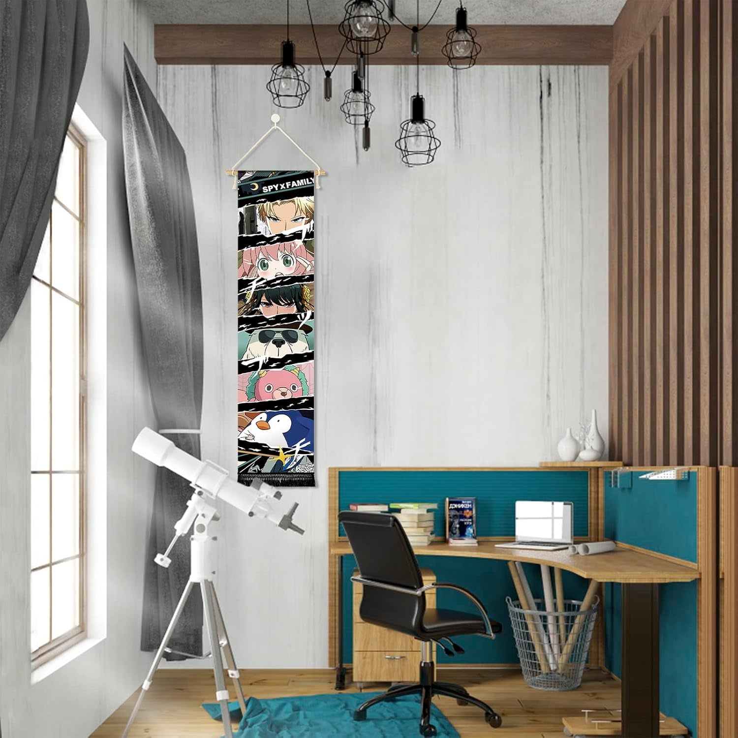Tapestry hængende lærred vægkunst banner anime Home - Tilbehør og dekorationer Naty Shop