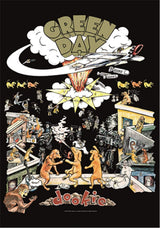 Tapestry heart rock flag original green day dookie Home - Tilbehør og dekorationer Naty Shop Standard titel