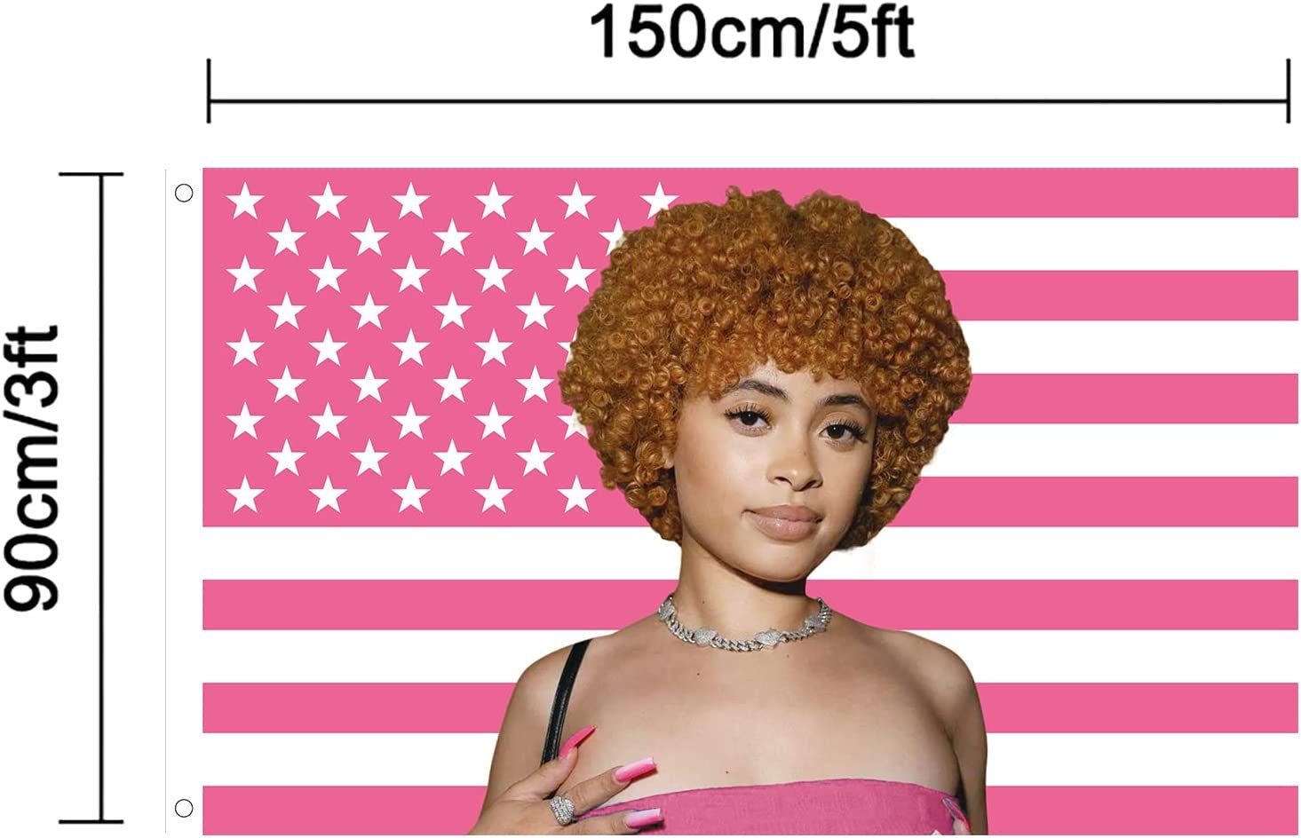 Tapestry ice rapper krydderi flag interiør eksteriør pink Home - Accessories and Decorations Naty Shop