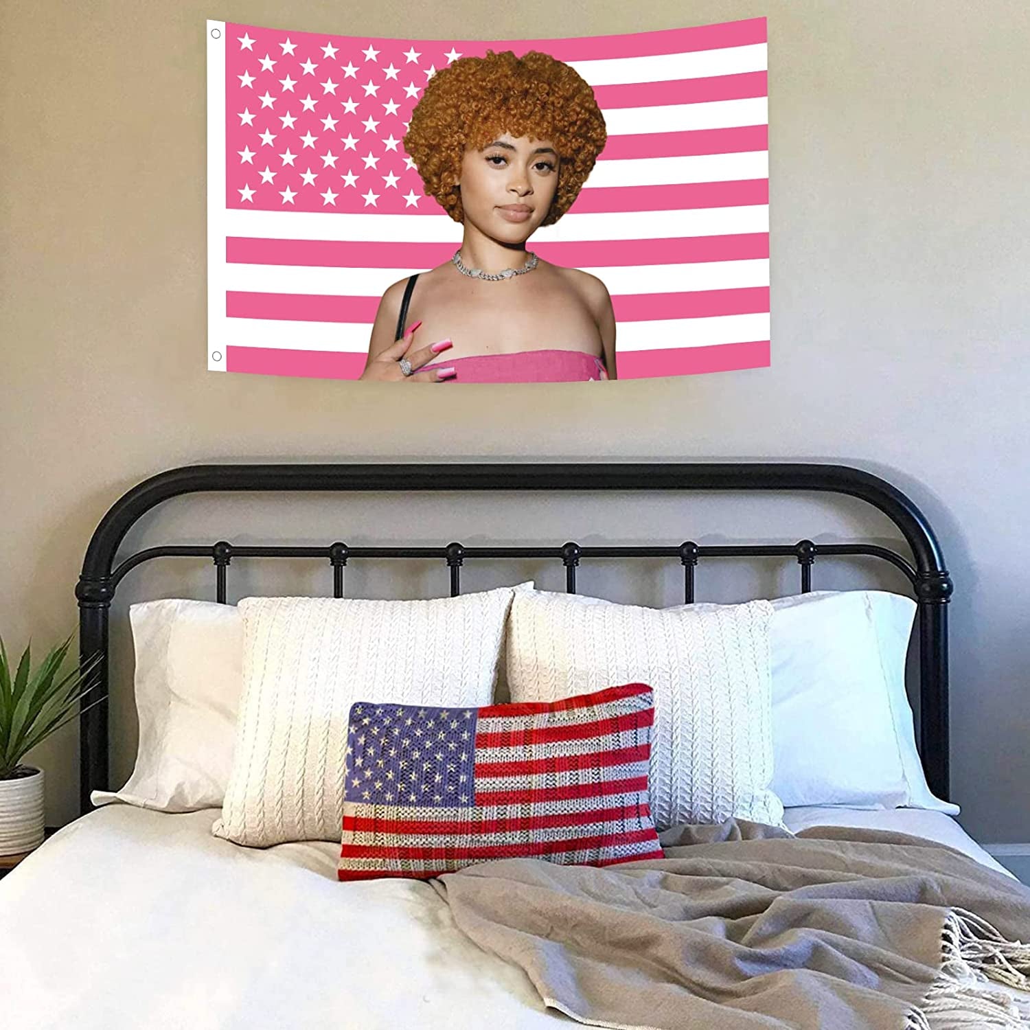 Tapestry ice rapper krydderi flag interiør eksteriør pink Home - Accessories and Decorations Naty Shop