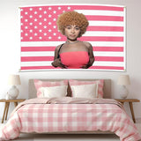 Tapestry ice krydderi flag pink flag Home - Tilbehør og dekorationer Naty Shop