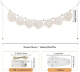 Tapestry ihonyi deco chic frynsede guirlande led Hjem - Tilbehør og dekorationer Naty Shop