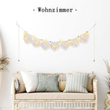 Tapestry ihonyi deco chic frynsede guirlande led Hjem - Tilbehør og dekorationer Naty Shop