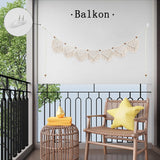 Tapestry ihonyi deco chic frynsede guirlande led Hjem - Tilbehør og dekorationer Naty Shop
