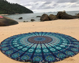 Indien gobelin strandhåndklæde rund mandala hippie stor indisk hjem - tilbehør og dekorationer Naty Shop Standard titel