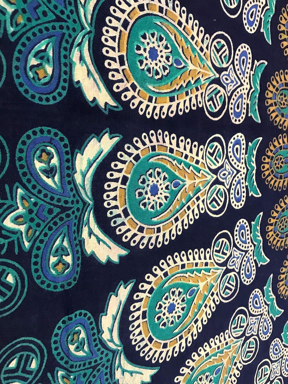 Indisk gobelin psykedelisk mandala blå turkis elefant Hjem - Tilbehør og dekorationer Naty Shop