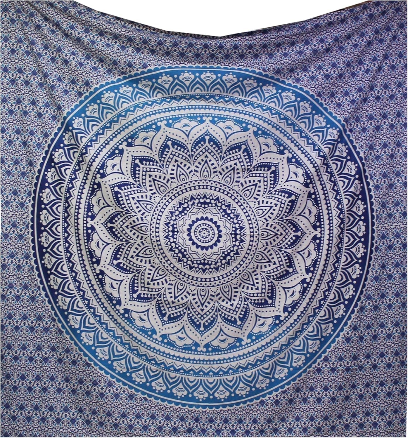 Indisk blå mandala gobelin æstetisk værelse dekoration Hjem - Tilbehør og dekorationer Naty Shop Standard titel