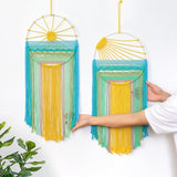Tapestry lomohoo dreamcatcher gobelin solmønster regnbueværelse Hjem - Tilbehør og dekorationer Naty Shop