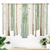 Tapestry lomohoo stort deco grøn æstetisk vævet Hjem - Tilbehør og dekorationer Naty Shop Standardtitel