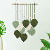 Tapestry træperler grønne blade krog Hjem - Tilbehør og dekorationer Naty Shop Standard titel