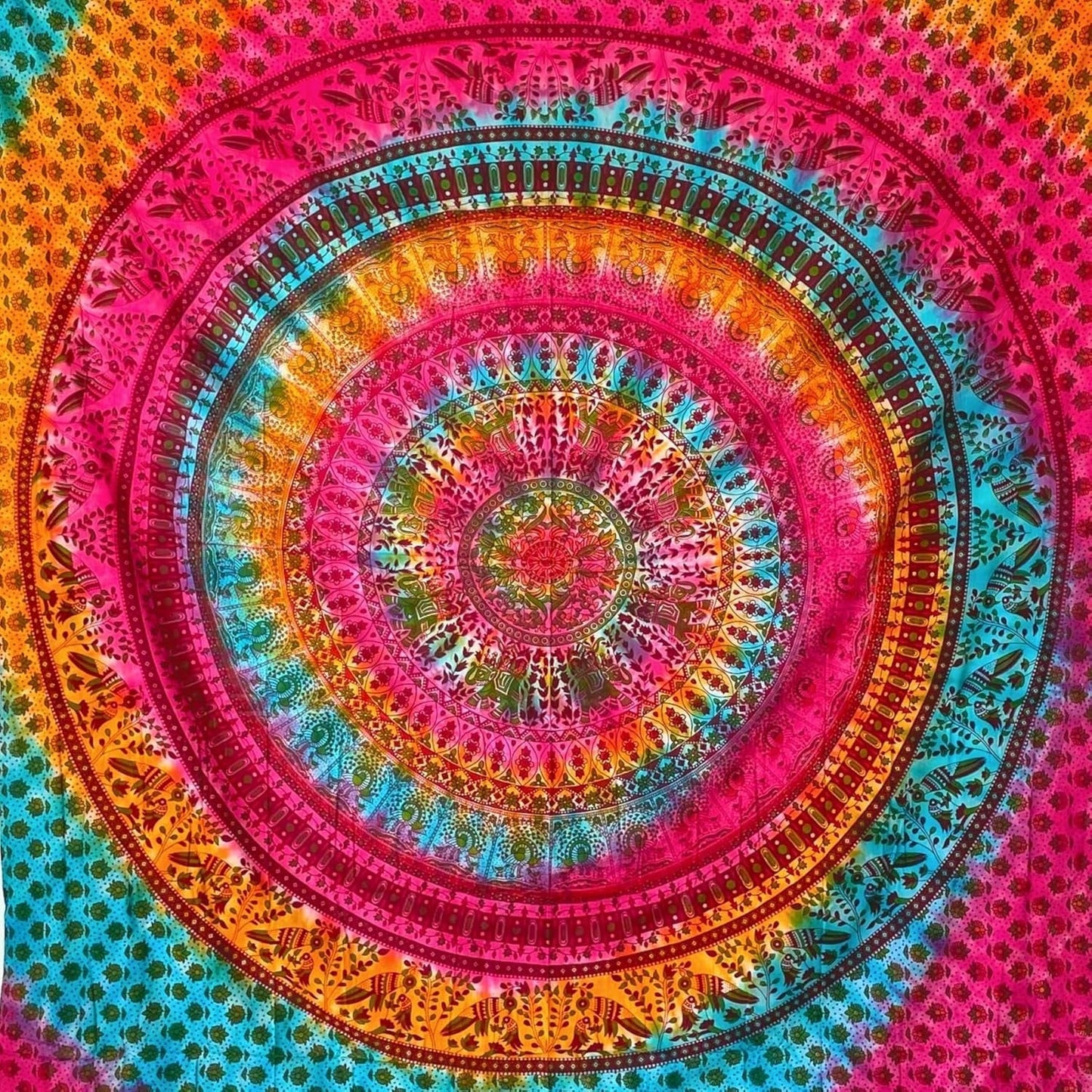 Tapestry momomus mandala hippie eller psykedelisk xxl Home - Tilbehør og dekorationer Naty Shop Multicolor 17 230L X 210B Cm