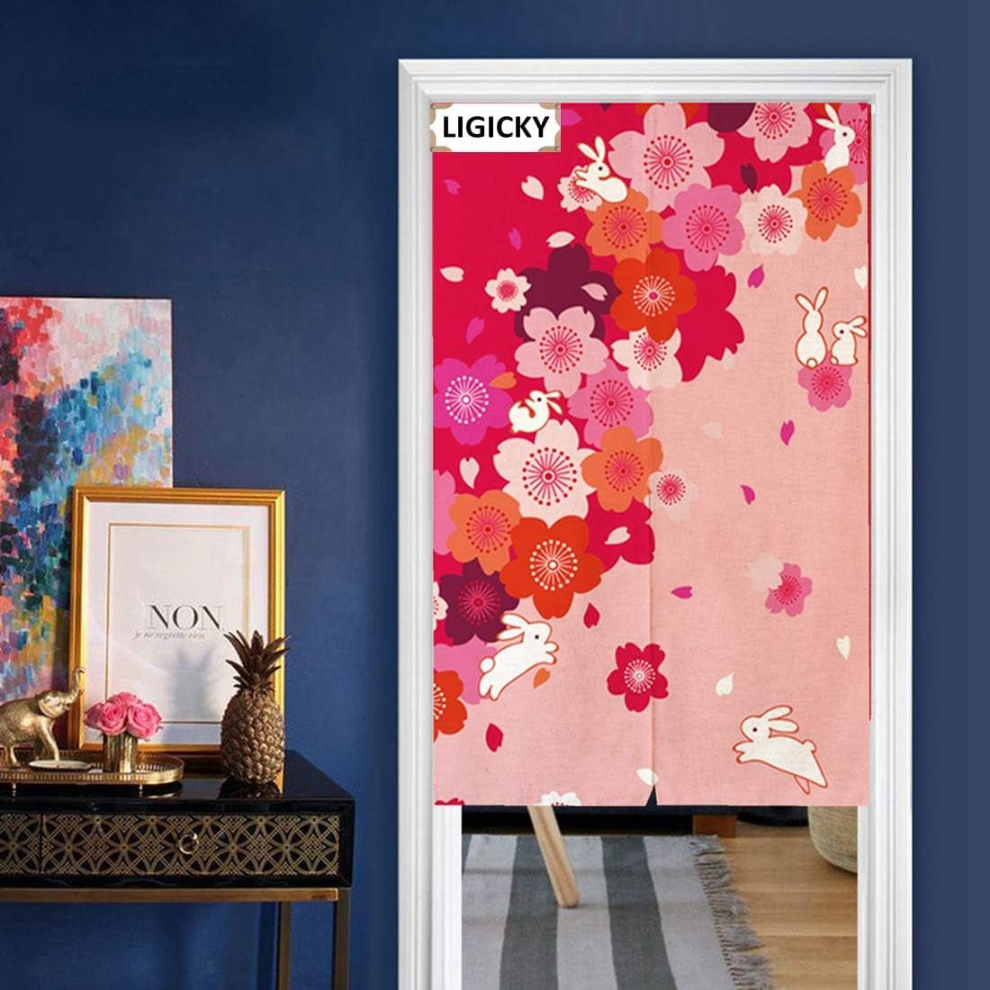 Tapisseri japansk gardin noren lang dør tapisseri Casa - Tilbehør og dekorationer Naty Shop