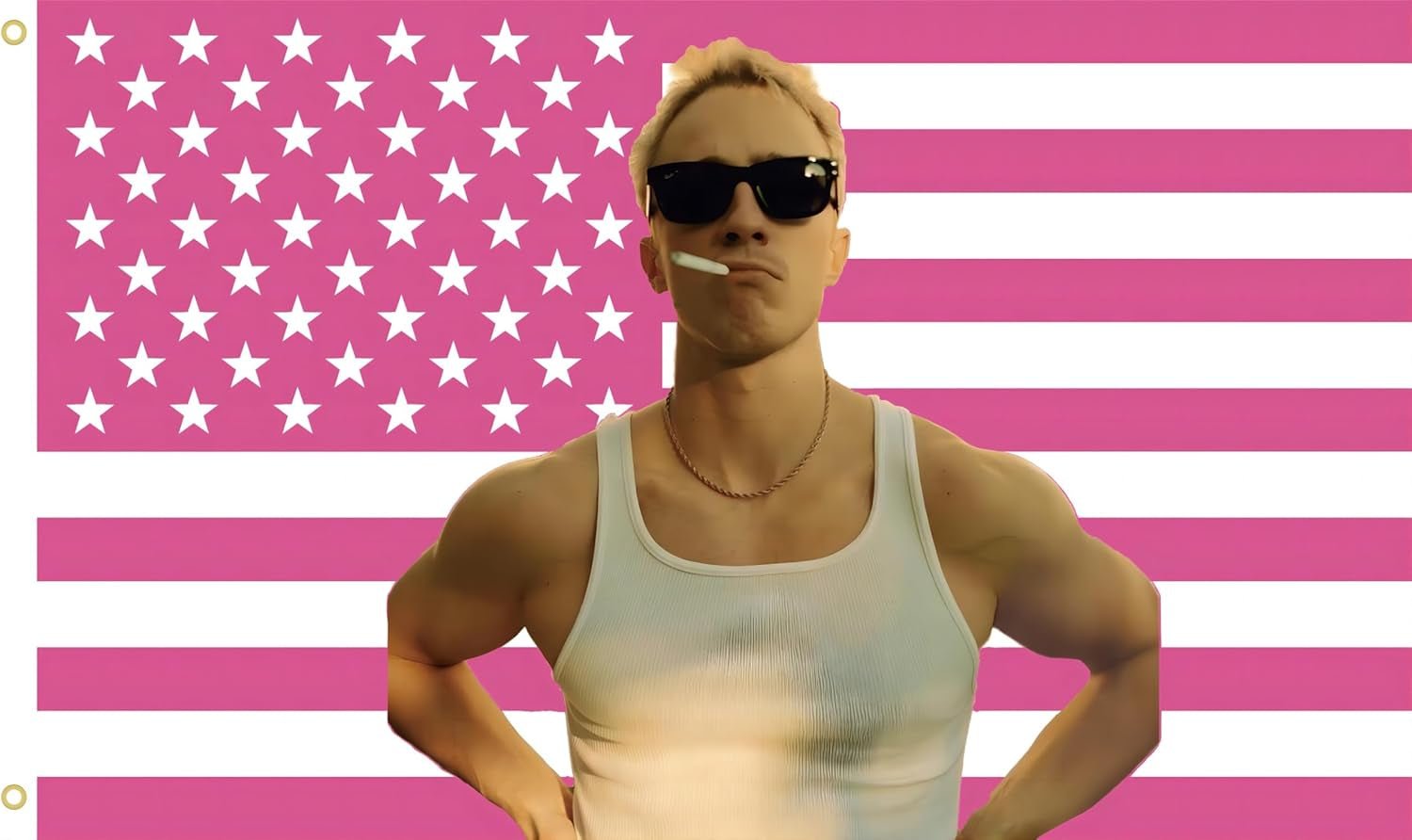 Cameron hyldetæppe Amerikansk flag interiør eksteriør Hjem - Tilbehør og dekorationer Naty Shop Standardtitel
