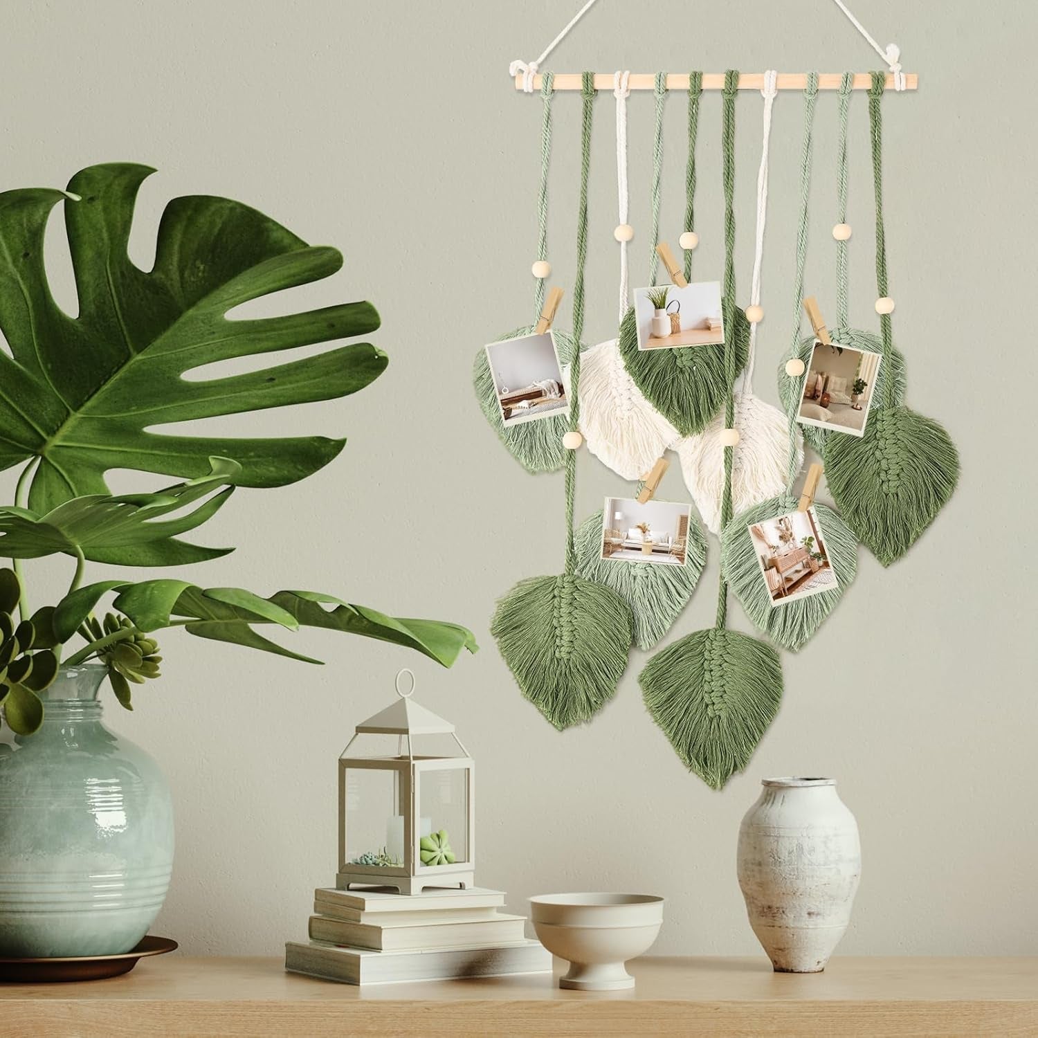 Tapestry stil vinduesdekoration 40cm grøn Hjem - Tilbehør og dekorationer Naty Shop