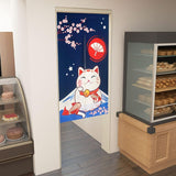 Japansk stil gobelin tykt linned noren lange gardiner Hjem - Tilbehør og dekorationer Naty Shop