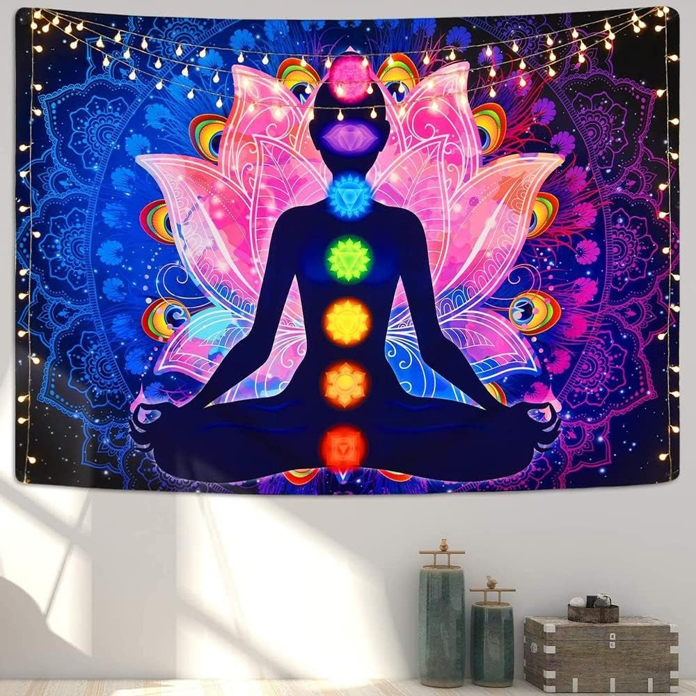 Farverigt mystisk mandala tapet Hjem - Tilbehør og dekorationer Naty Shop