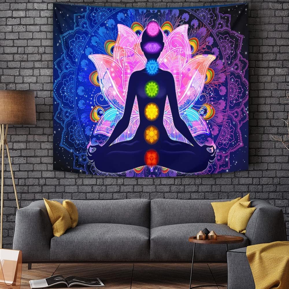 Farverigt mystisk mandala tapet Hjem - Tilbehør og dekorationer Naty Shop