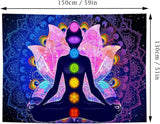 Farverigt mystisk mandala tapet Hjem - Tilbehør og dekorationer Naty Shop