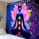 Farverigt mystisk mandala tapet Hjem - Tilbehør og dekorationer Naty Shop