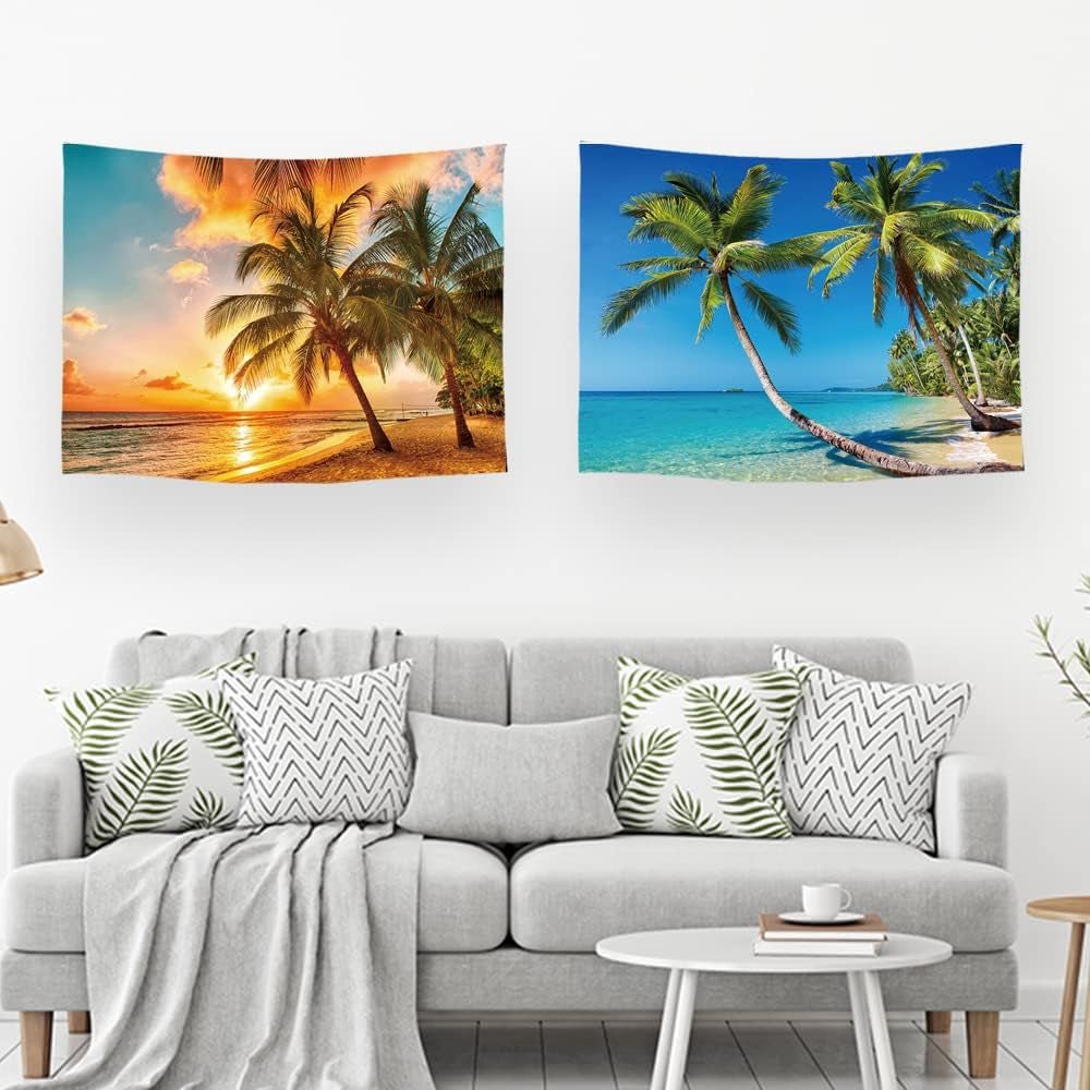Tapestry ulticool house beach sea palm island House - Accessories and Decorations Naty Shop