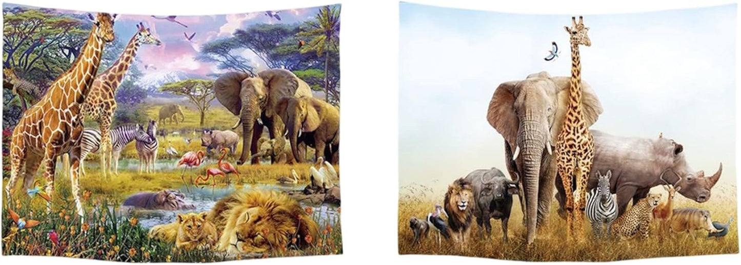 Tapestry ulticool house beach sea palm island Home - Accessories and Decorations Naty Shop Safari Animals