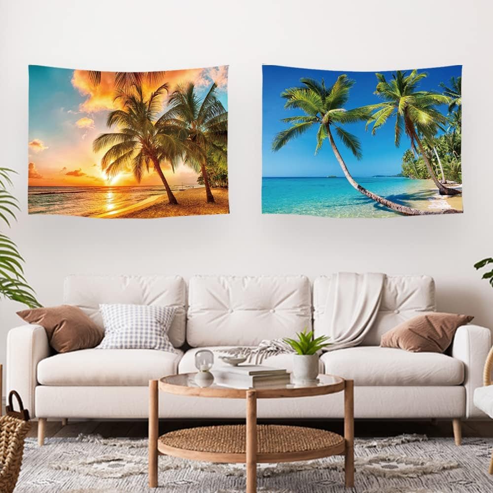 Tapestry ulticool house beach sea palm island House - Accessories and Decorations Naty Shop