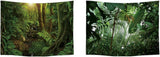 Tapestry ulticool house beach sea palm island Home - Tilbehør og dekorationer Naty Shop Naturen i den tropiske skov