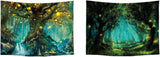 Tapestry ulticool house beach sea palm island Home - Tilbehør og dekorationer Naty Shop Marches Elf Tree