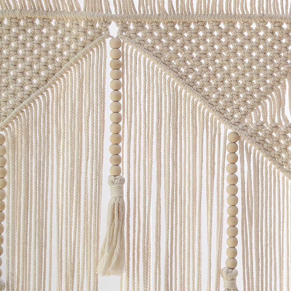 Beige vævet dør gobelin kvast soveværelse balkon Hjem - Tilbehør og dekorationer Naty Shop