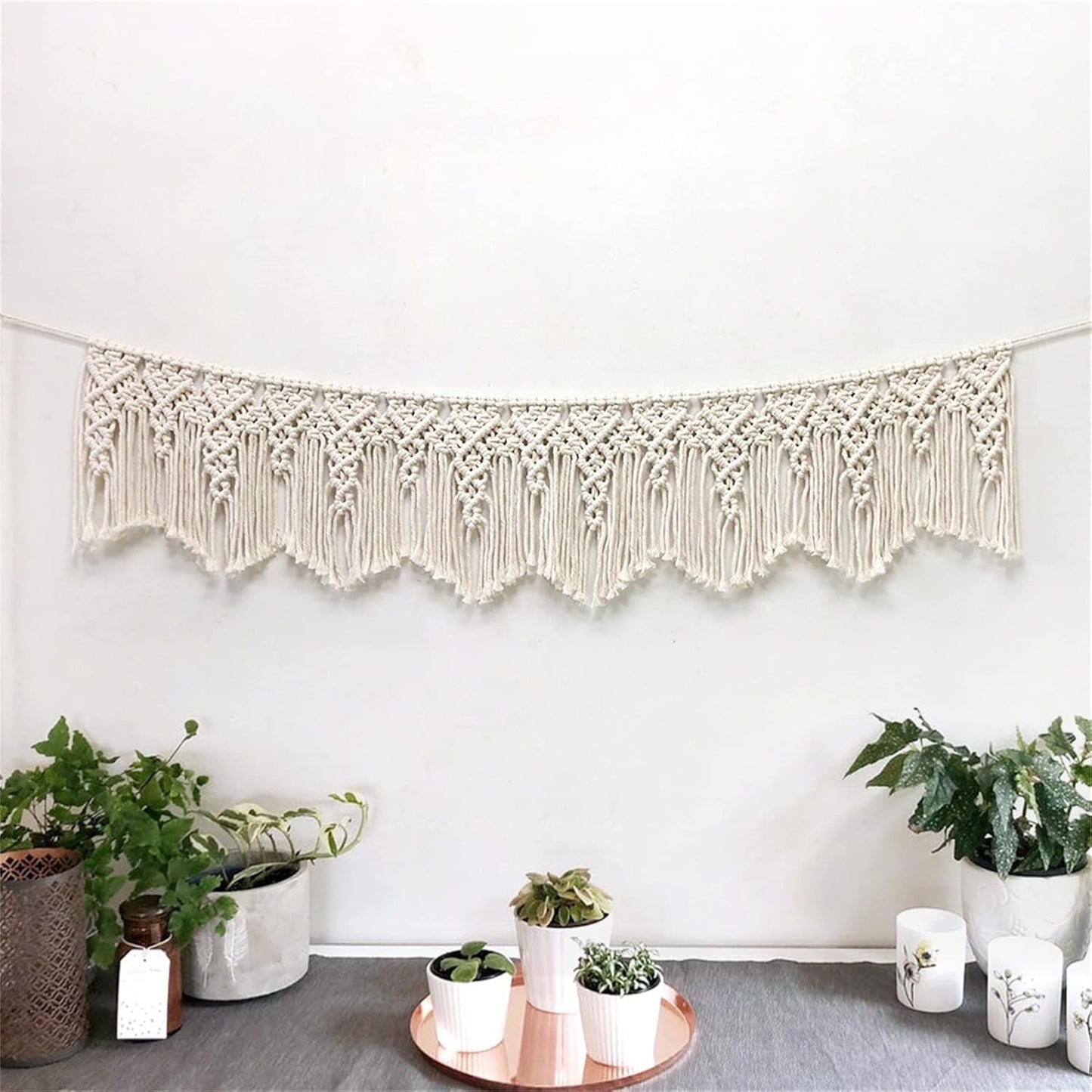 Gobelin vægophæng vævet banner bryllup Hjem - Tilbehør og dekorationer Naty Shop Standard titel