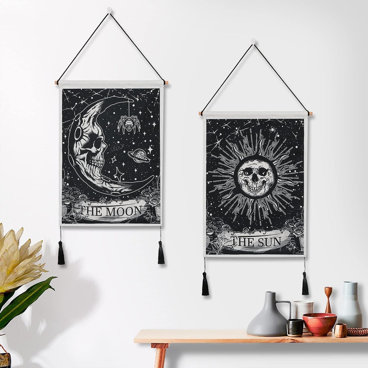 gobelin weldomcor tarot kranium sæt sol Hjem - Tilbehør og dekorationer Naty Shop