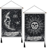 Tapestry weldomcor skull tarot sunset Hjem - Tilbehør og dekorationer Naty Shop Skulls Skulls