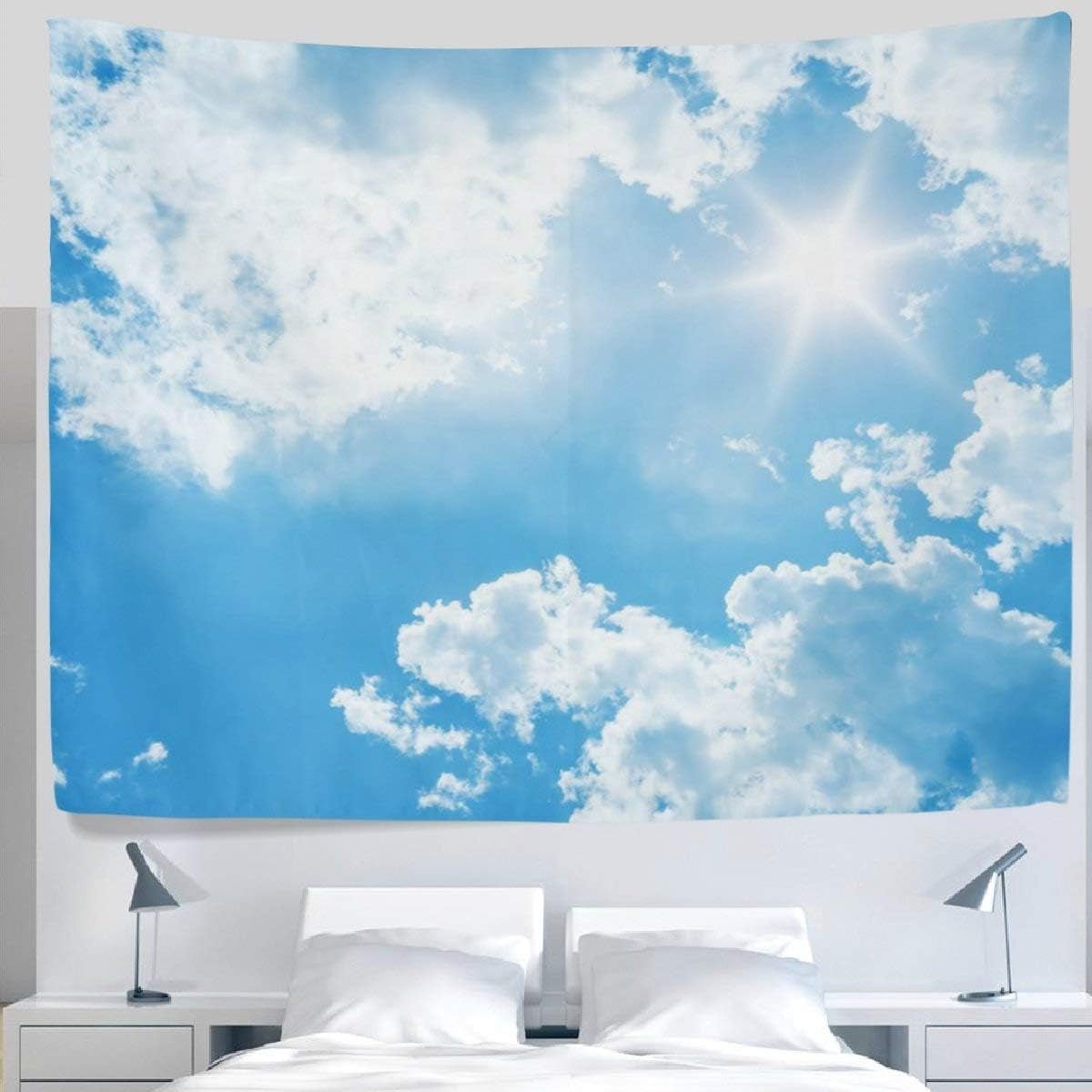 Tapestry yisumei blue sky room Home - Tilbehør og dekorationer Naty Shop 230L X 150B Cm