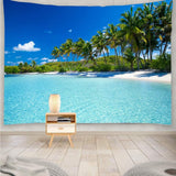 Tapestry yisure strand tropisk landskab Hjem - Tilbehør og dekorationer Naty Shop