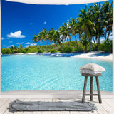Tapestry yisure strand tropisk landskab Hjem - Tilbehør og dekorationer Naty Shop