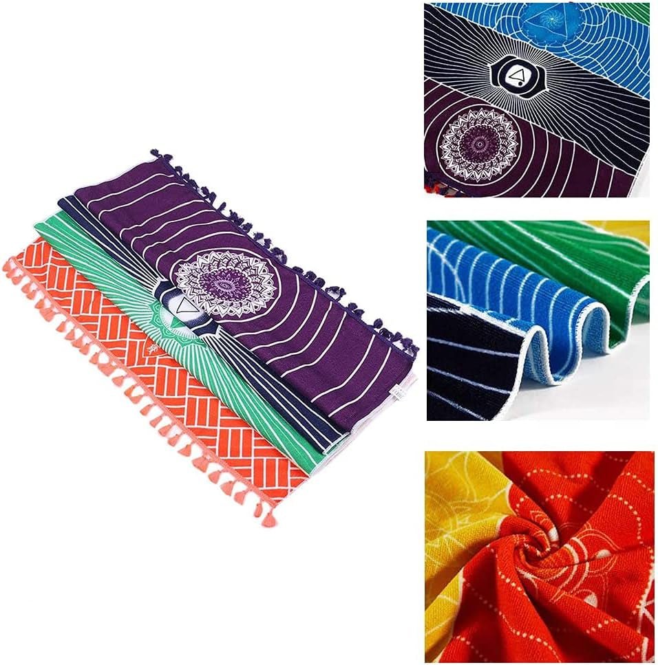 Tapestry yoga meditation syv chakra hippie Casa - Tilbehør og dekorationer Naty Shop