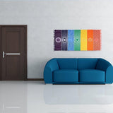 Tapestry yoga meditation syv chakra hippie Casa - Tilbehør og dekorationer Naty Shop