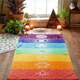 Tapestry yoga meditation syv chakra hippie Casa - Tilbehør og dekorationer Naty Shop
