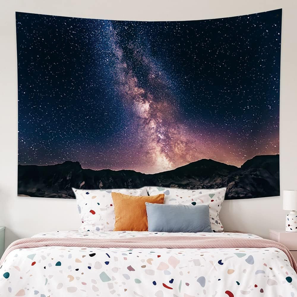 Tapestry yongfoto stjernehimmel tåge mystiske stjerner Hjem - Tilbehør og dekorationer Naty Shop